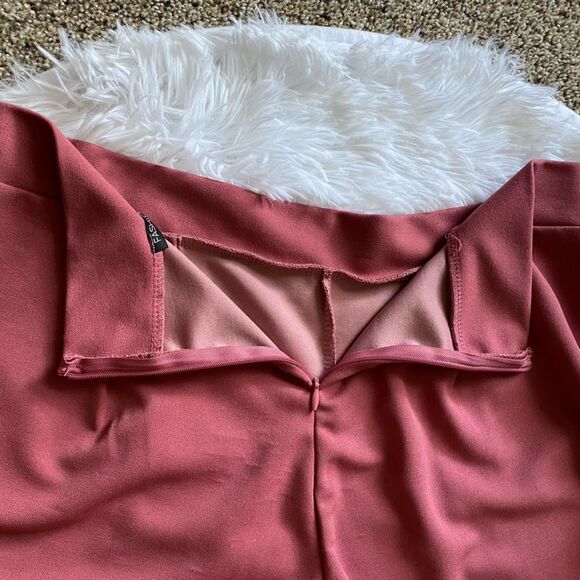 Fashion Nova Victoria High Waisted Dress Pants Mauve New Womens Size 2X - Picture 5 of 9